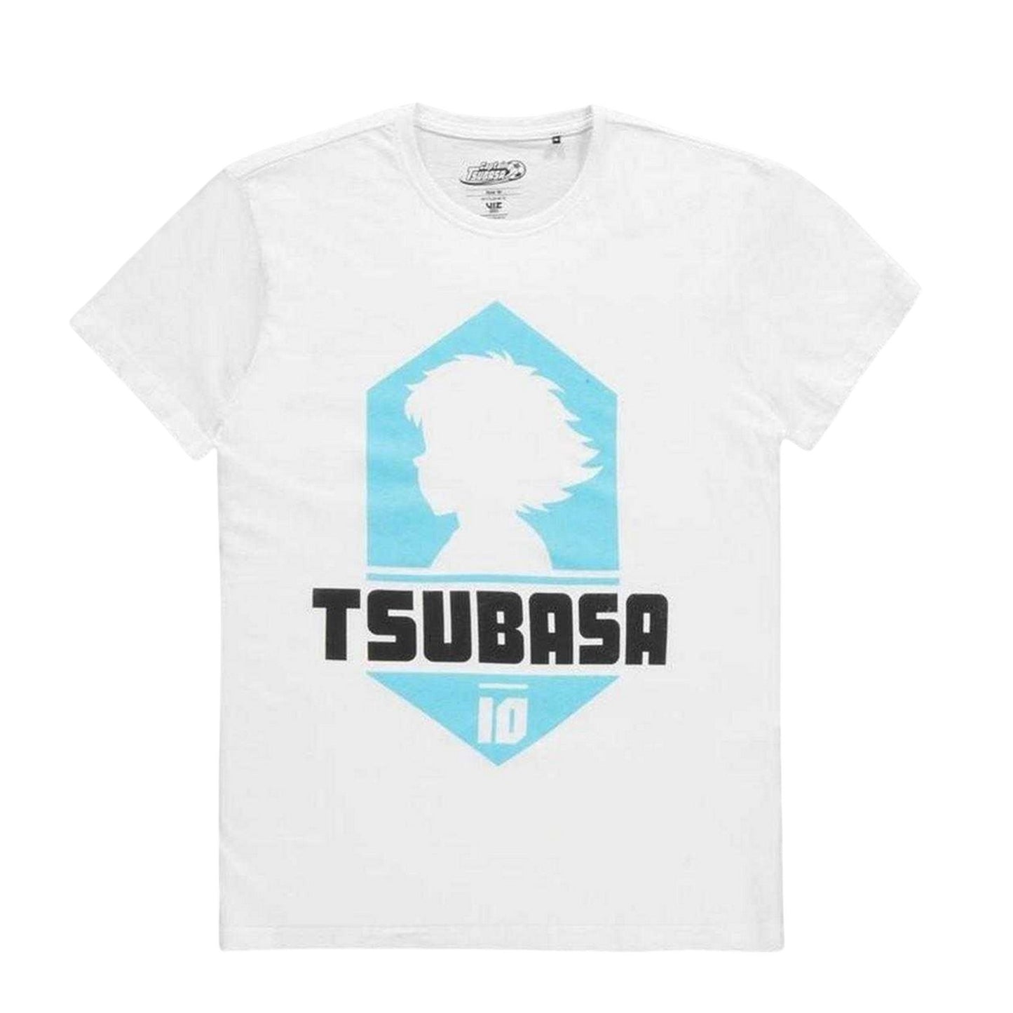 White-Sky Blue - Front - Captain Tsubasa Mens T-Shirt