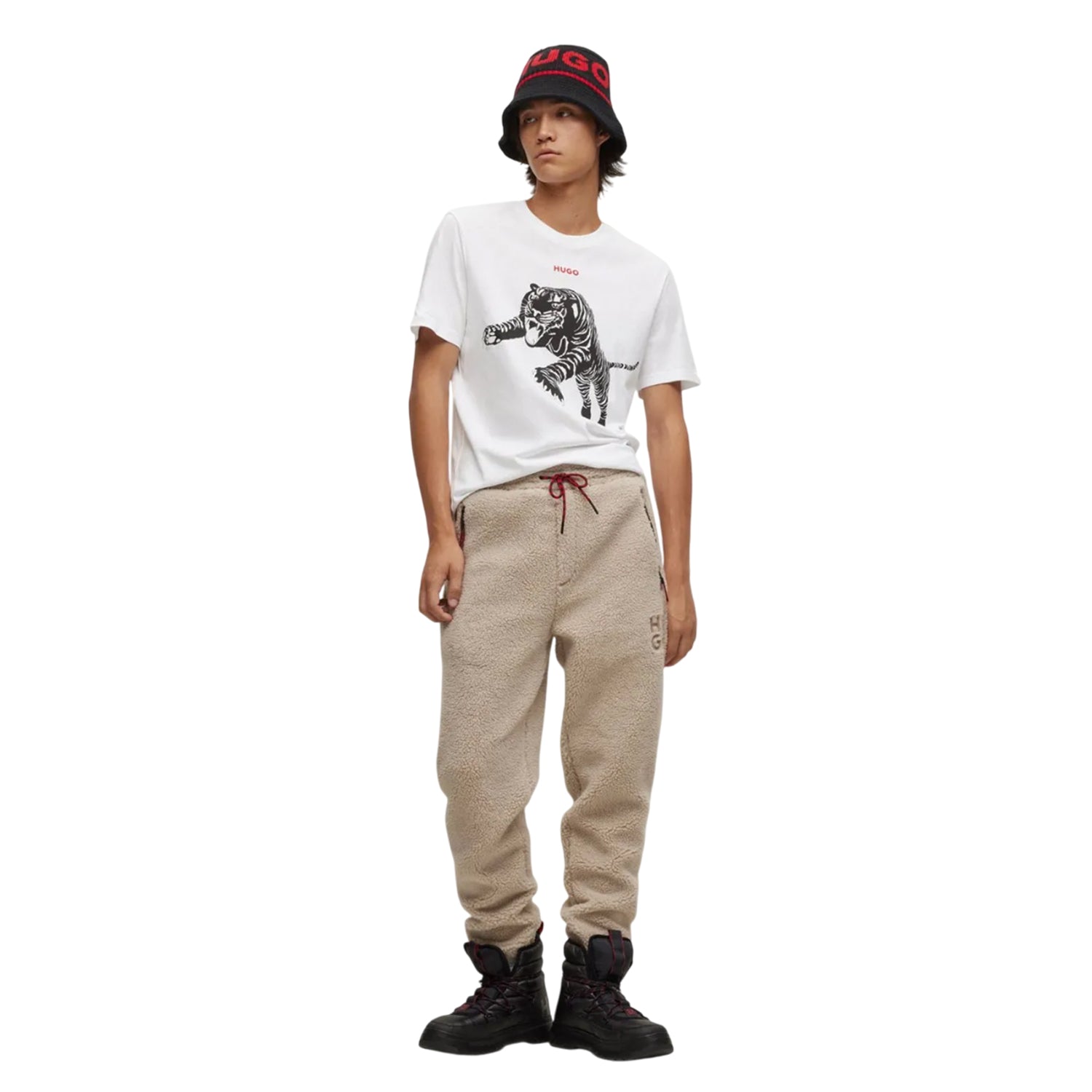 Black - Back - Hugo Xuss Bucket Hat
