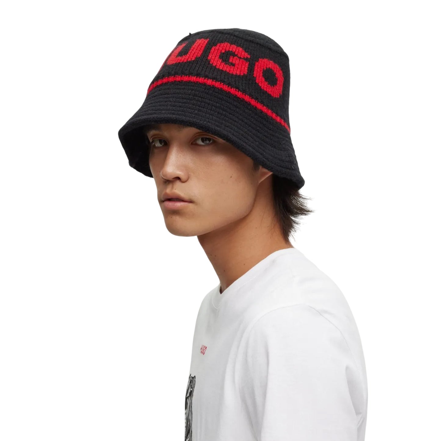 Black - Front - Hugo Xuss Bucket Hat