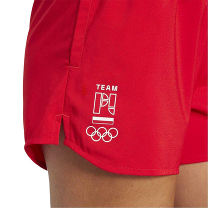 Better Scarlet - Side - Adidas Womens-Ladies Poland Running Shorts