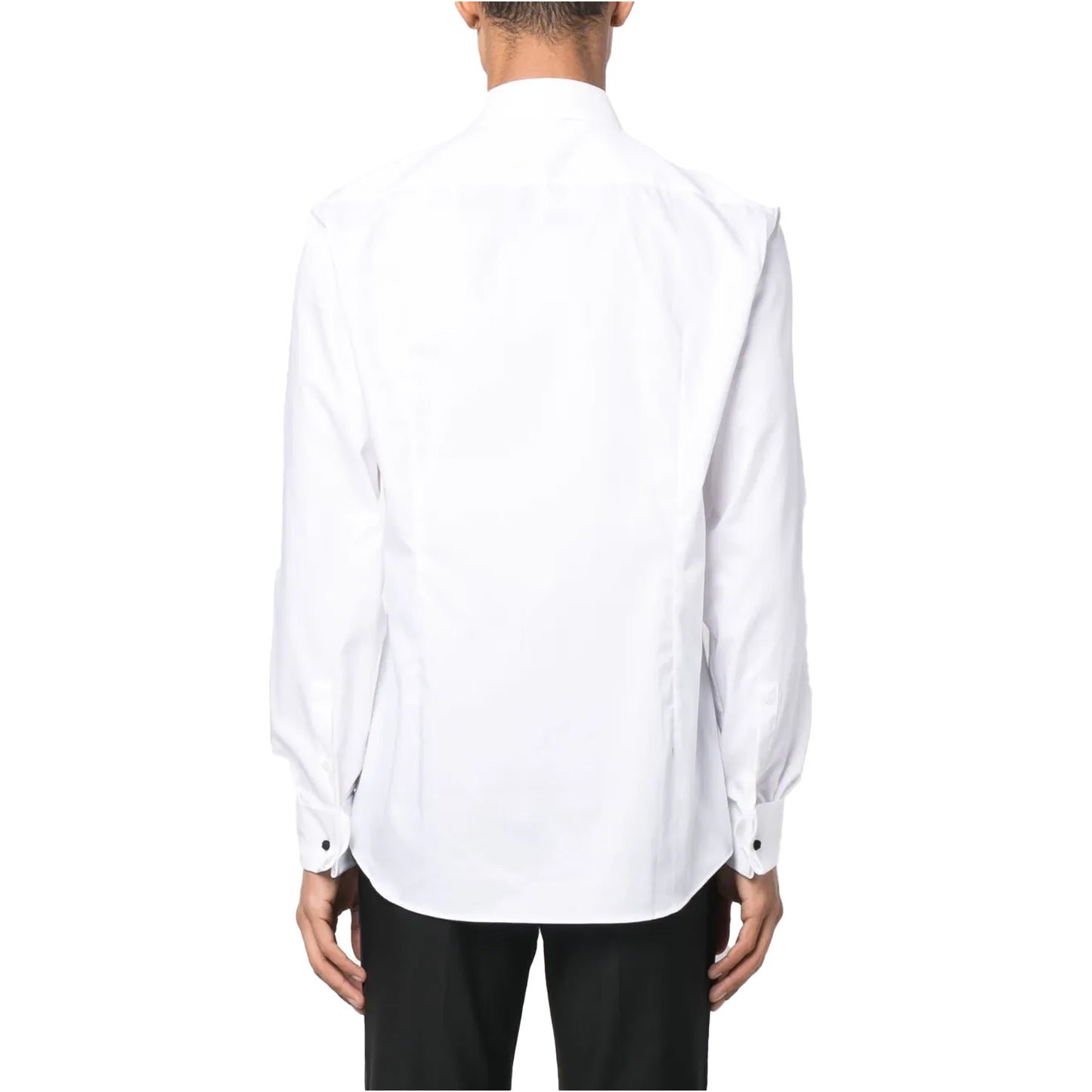 White - Back - Boss Mens Joe Oxford Spread Collar Shirt