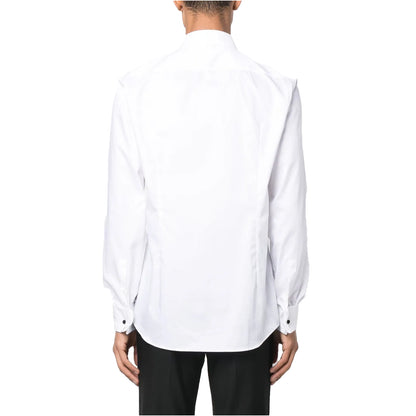 White - Back - Boss Mens Joe Oxford Spread Collar Shirt