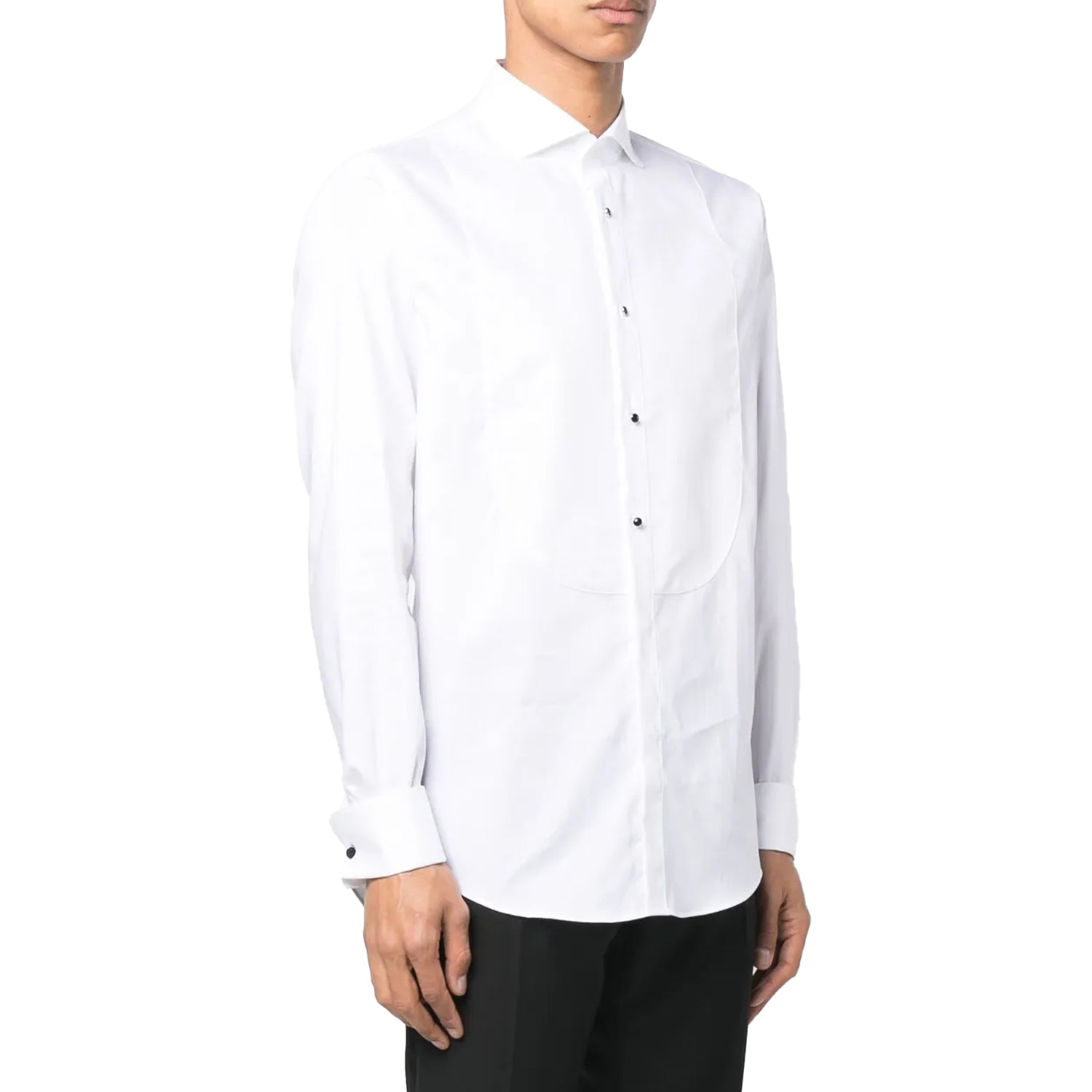 White - Lifestyle - Boss Mens Joe Oxford Spread Collar Shirt