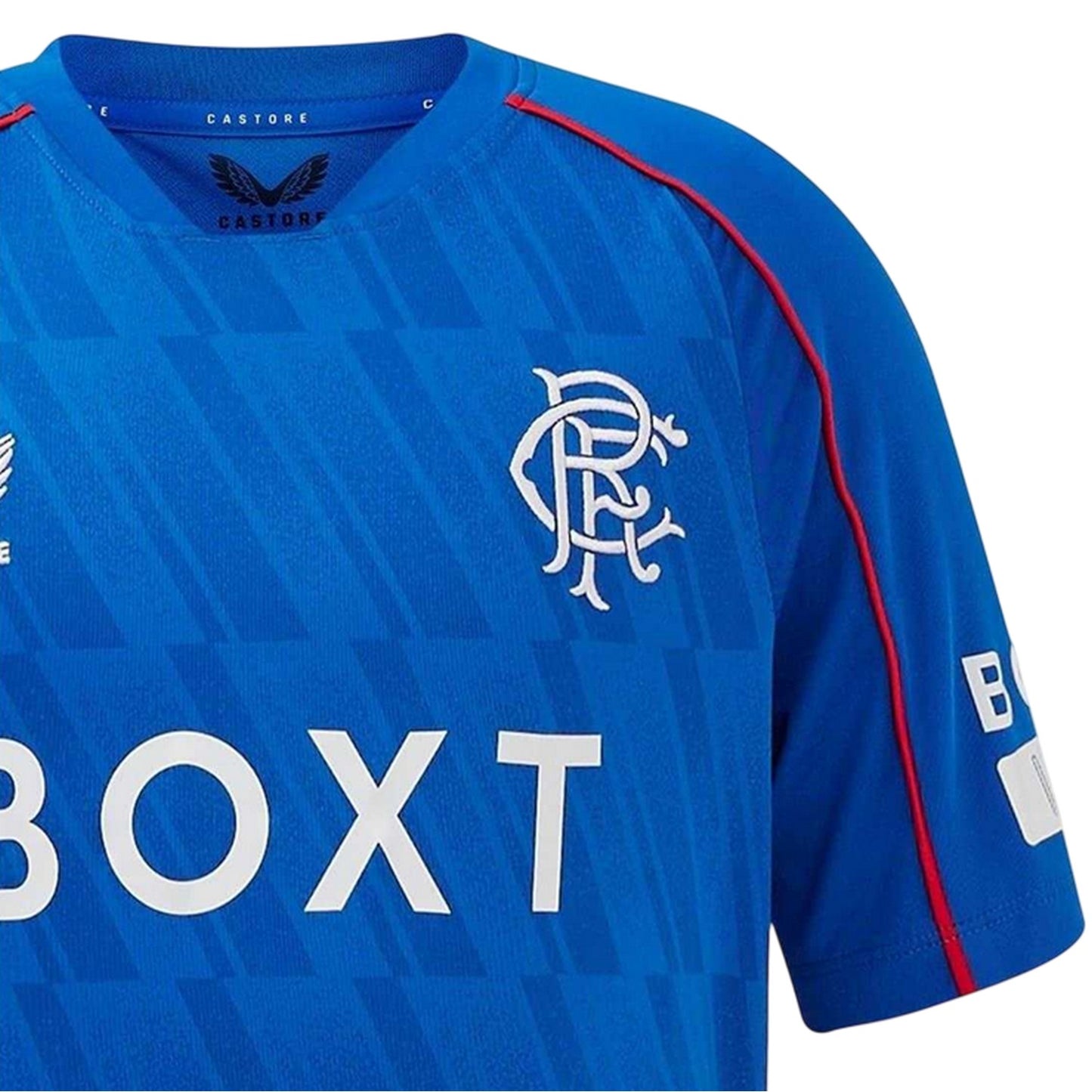 Blue - Side - Rangers FC Childrens-Kids Football Shirt