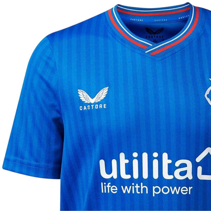Blue - Side - Castore Childrens-Kids Rangers FC Home Shirt