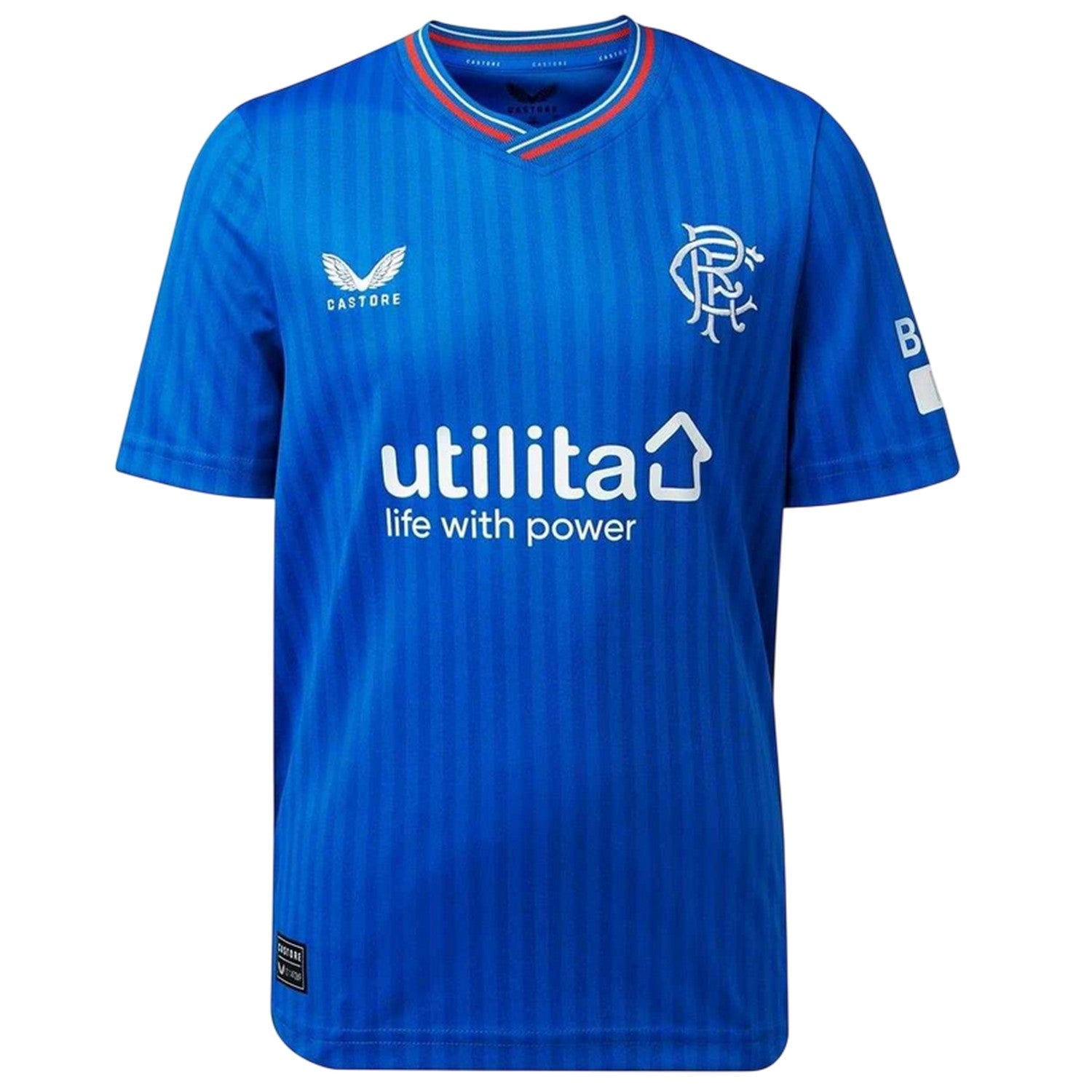 Blue - Front - Castore Childrens-Kids Rangers FC Home Shirt