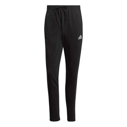 Black - Front - Adidas Mens Essentials 3 Stripes Joggers