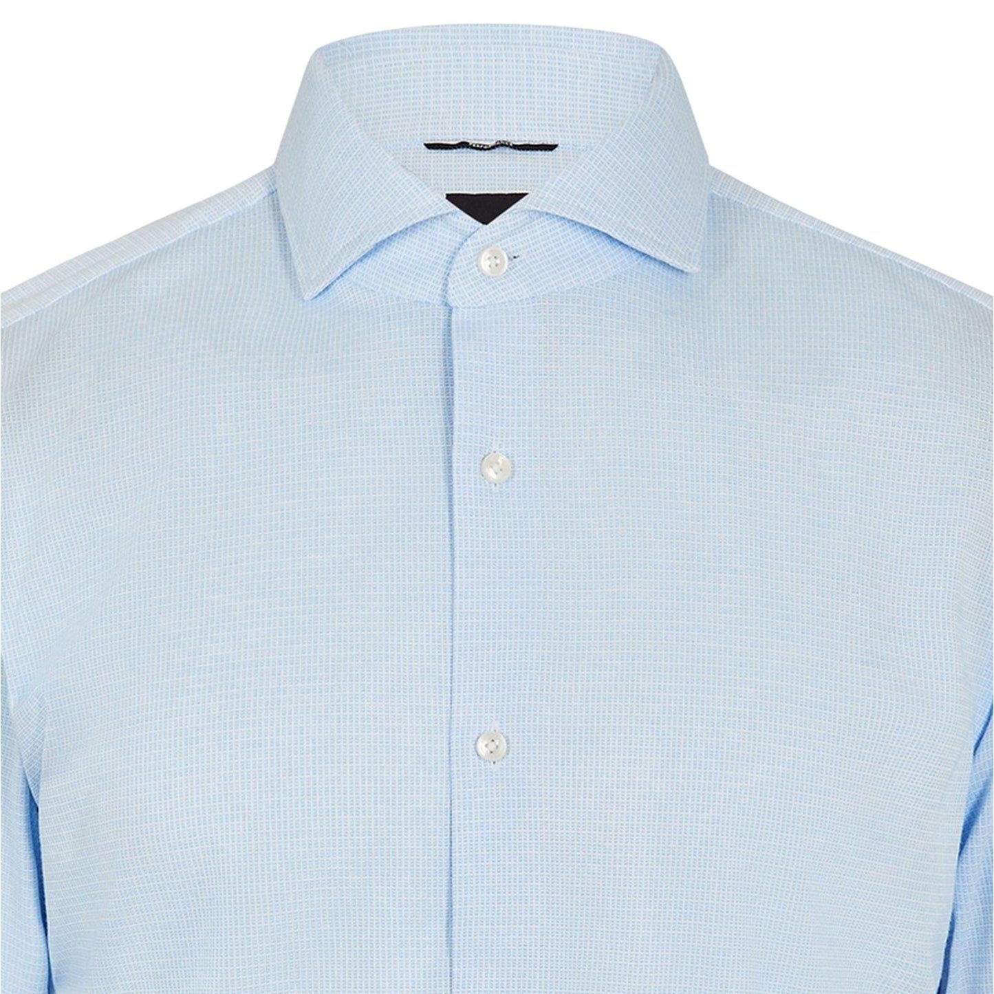 Pastel Blue - Side - Boss Mens P-Hank Oxford Shirt