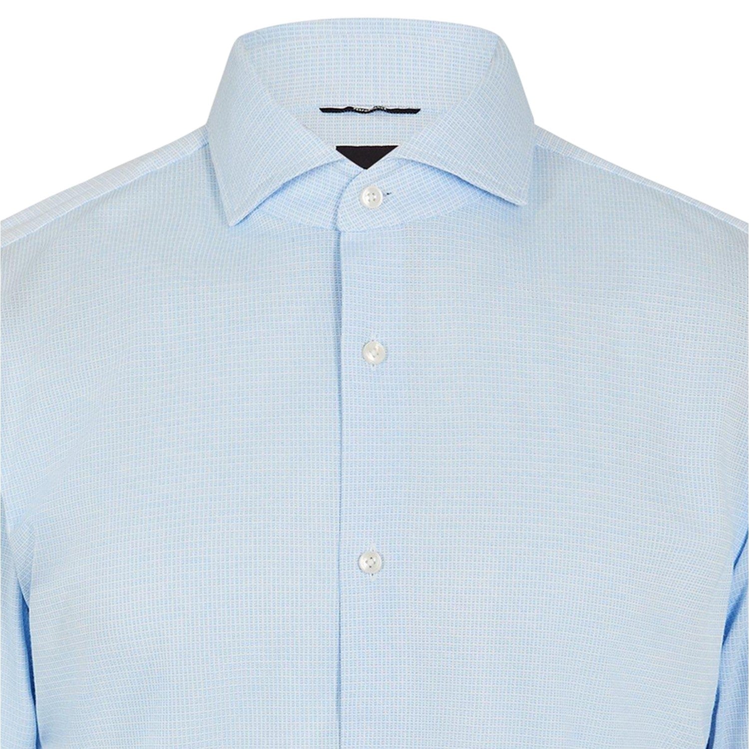 Pastel Blue - Side - Boss Mens P-Hank Oxford Shirt