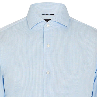 Pastel Blue - Side - Boss Mens P-Hank Oxford Shirt