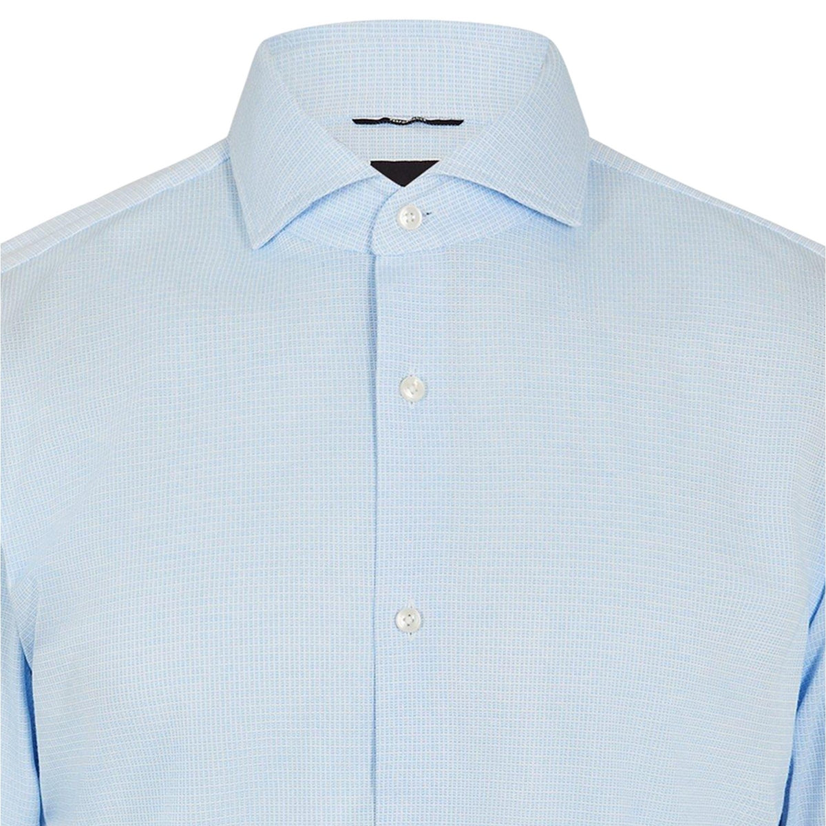 Pastel Blue - Side - Boss Mens P-Hank Oxford Shirt