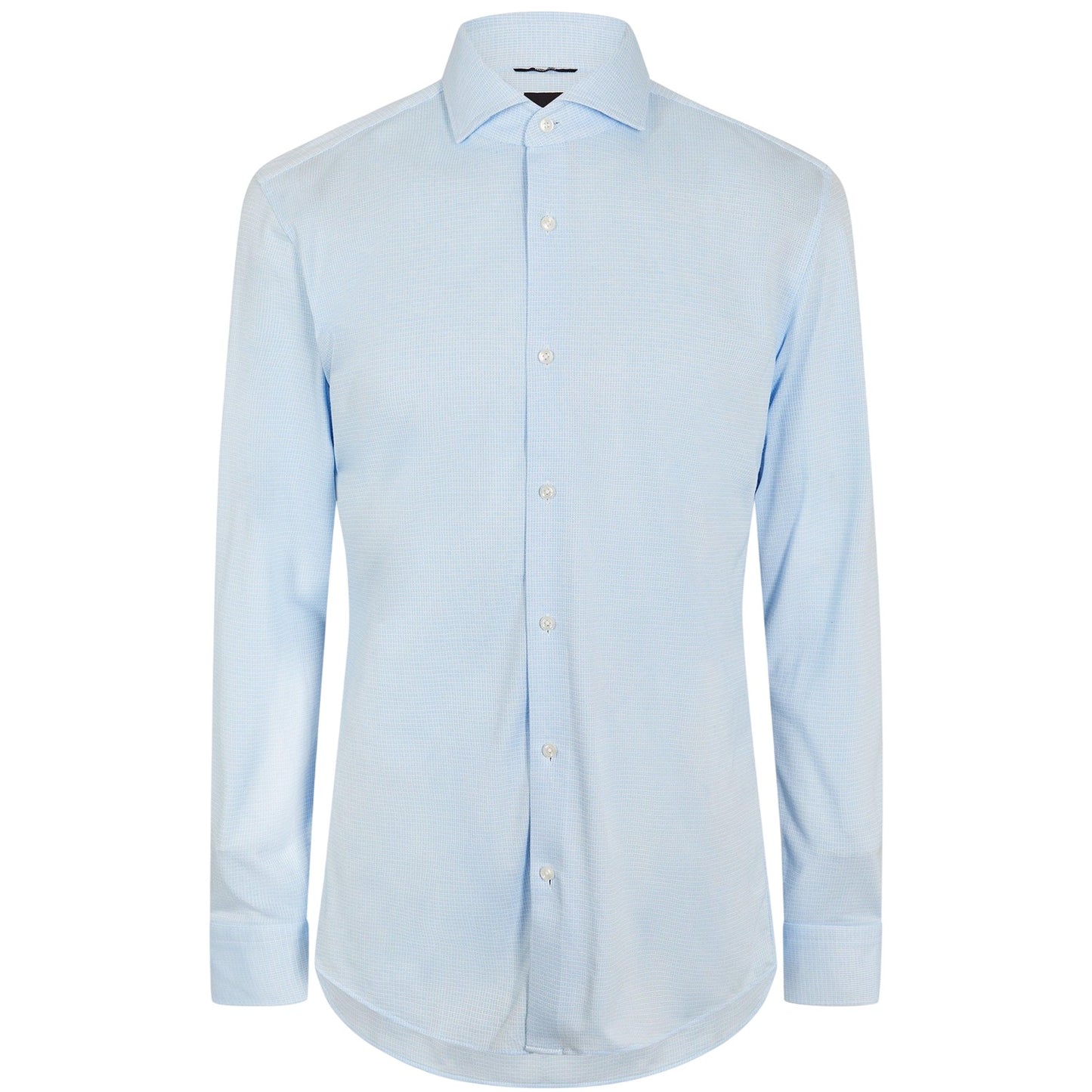 Pastel Blue - Front - Boss Mens P-Hank Oxford Shirt