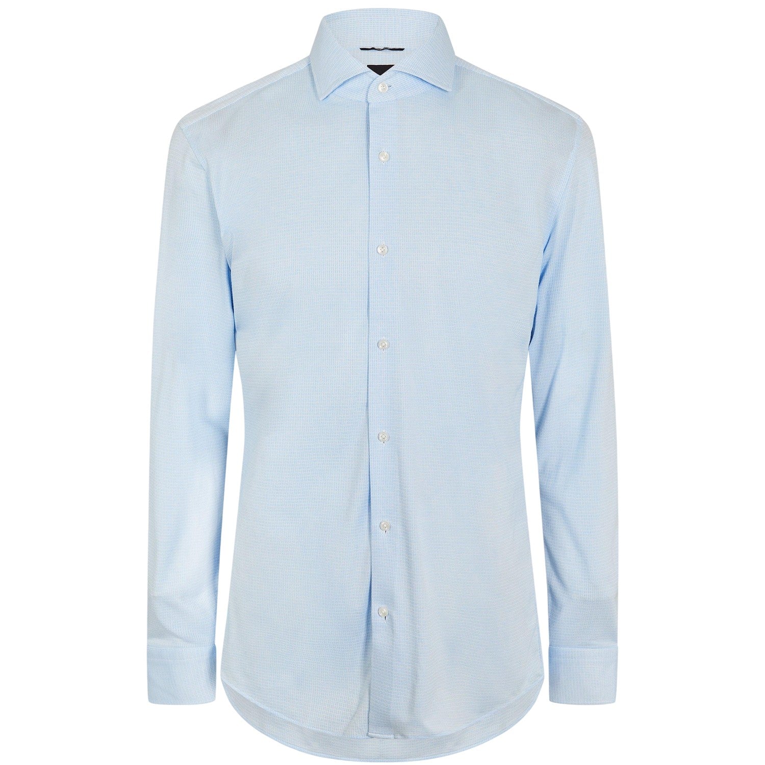 Pastel Blue - Front - Boss Mens P-Hank Oxford Shirt