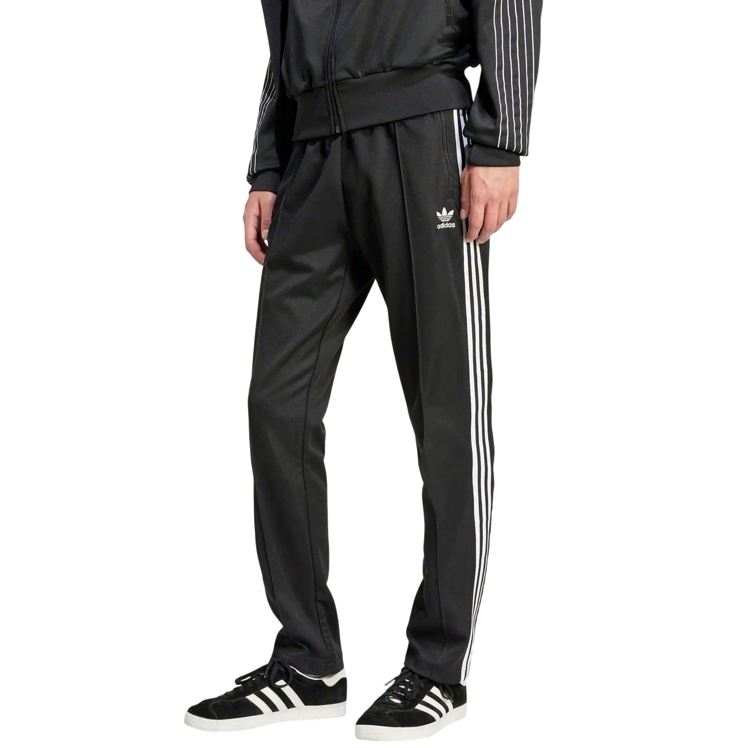 Black-White - Side - Adidas Mens Classic Joggers