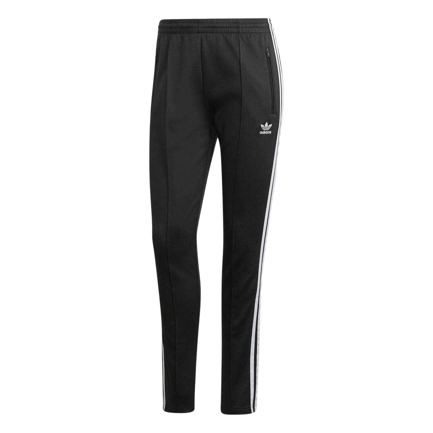 Black-White - Front - Adidas Mens Classic Joggers