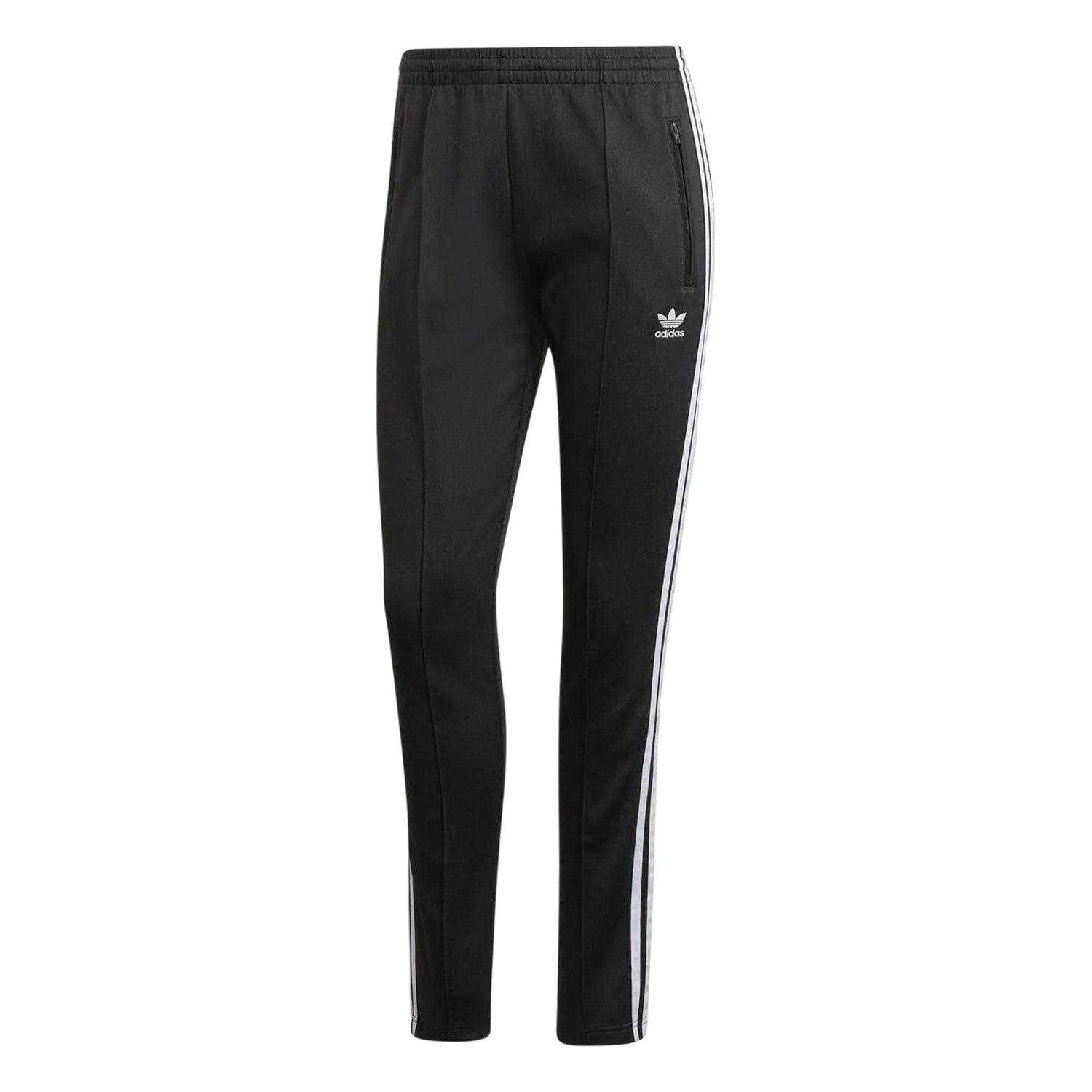 Black-White - Front - Adidas Mens Classic Joggers