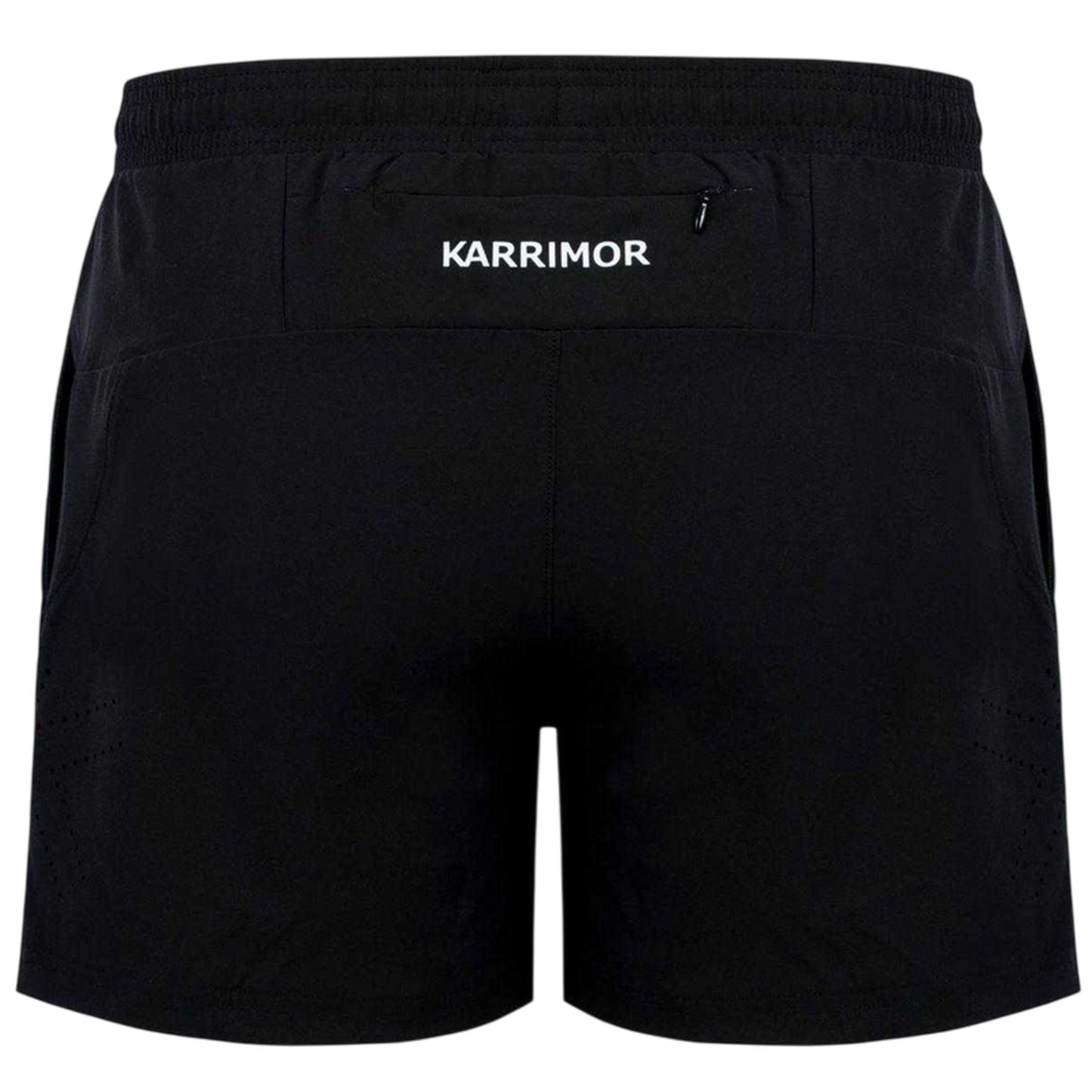 Black - Back - Karrimor Mens Trial Performance Running Shorts