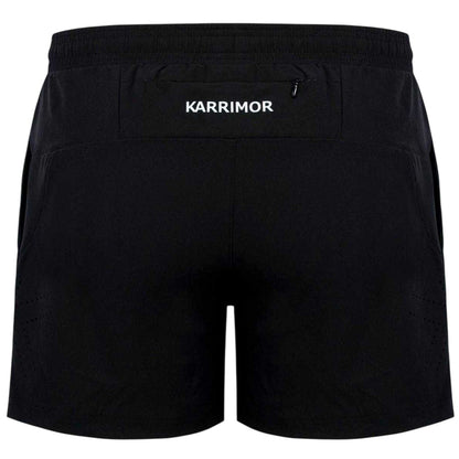 Black - Back - Karrimor Mens Trial Performance Running Shorts