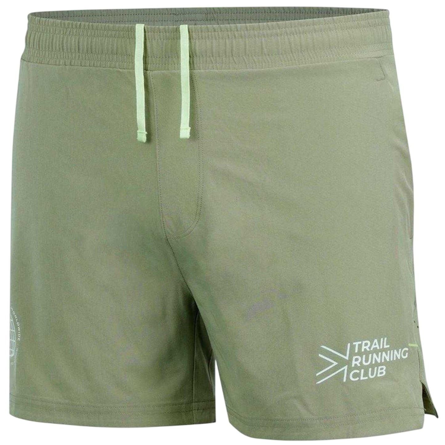 Olive - Side - Karrimor Mens Trial Performance Running Shorts