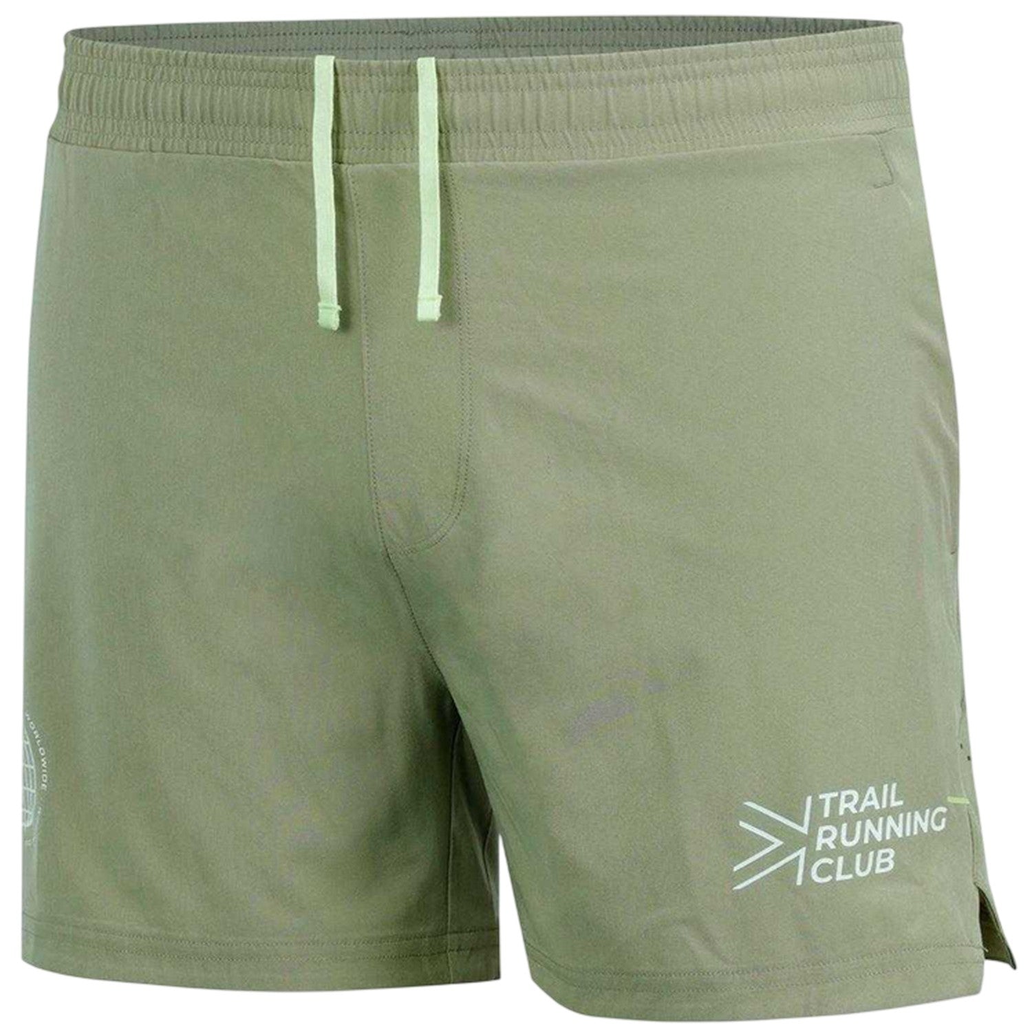 Olive - Side - Karrimor Mens Trial Performance Running Shorts