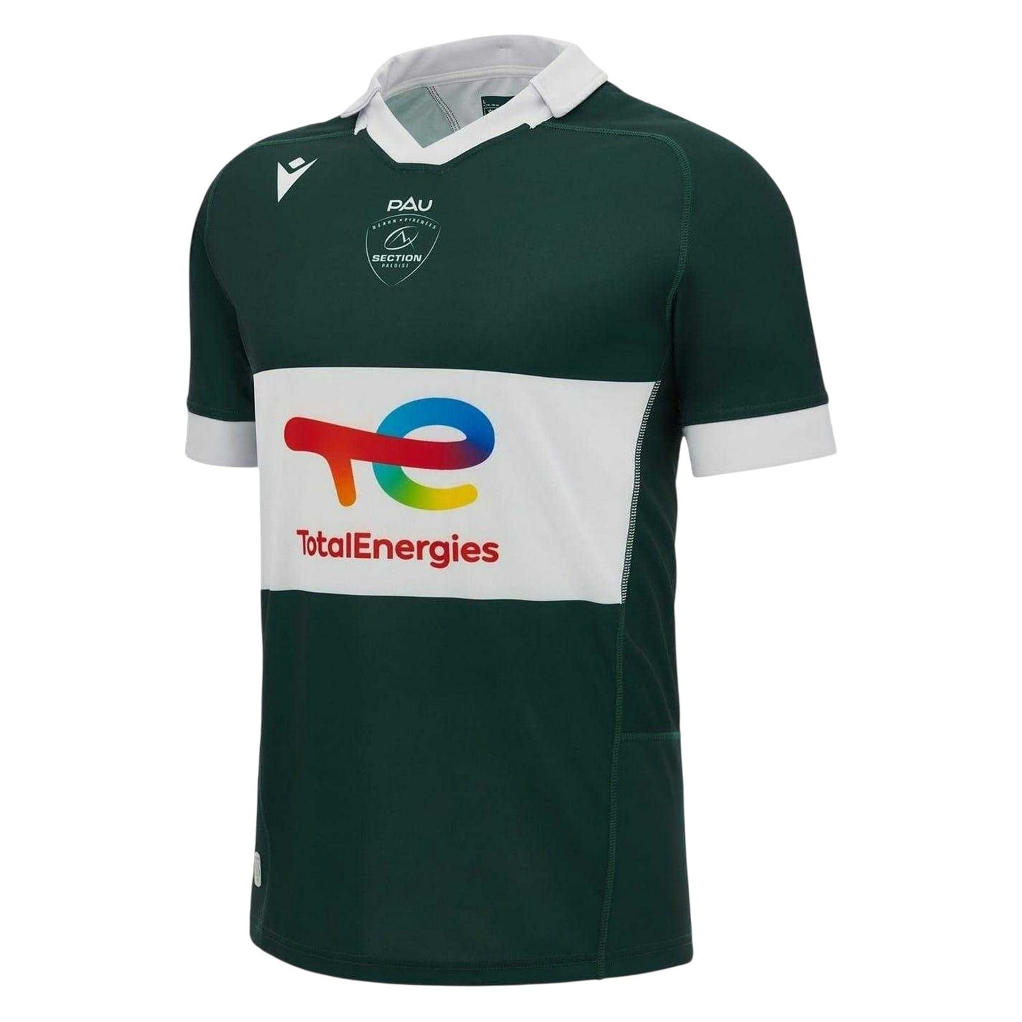 Green - Front - Section Paloise Unisex Adult 2023-24 Macron Rugby Shirt
