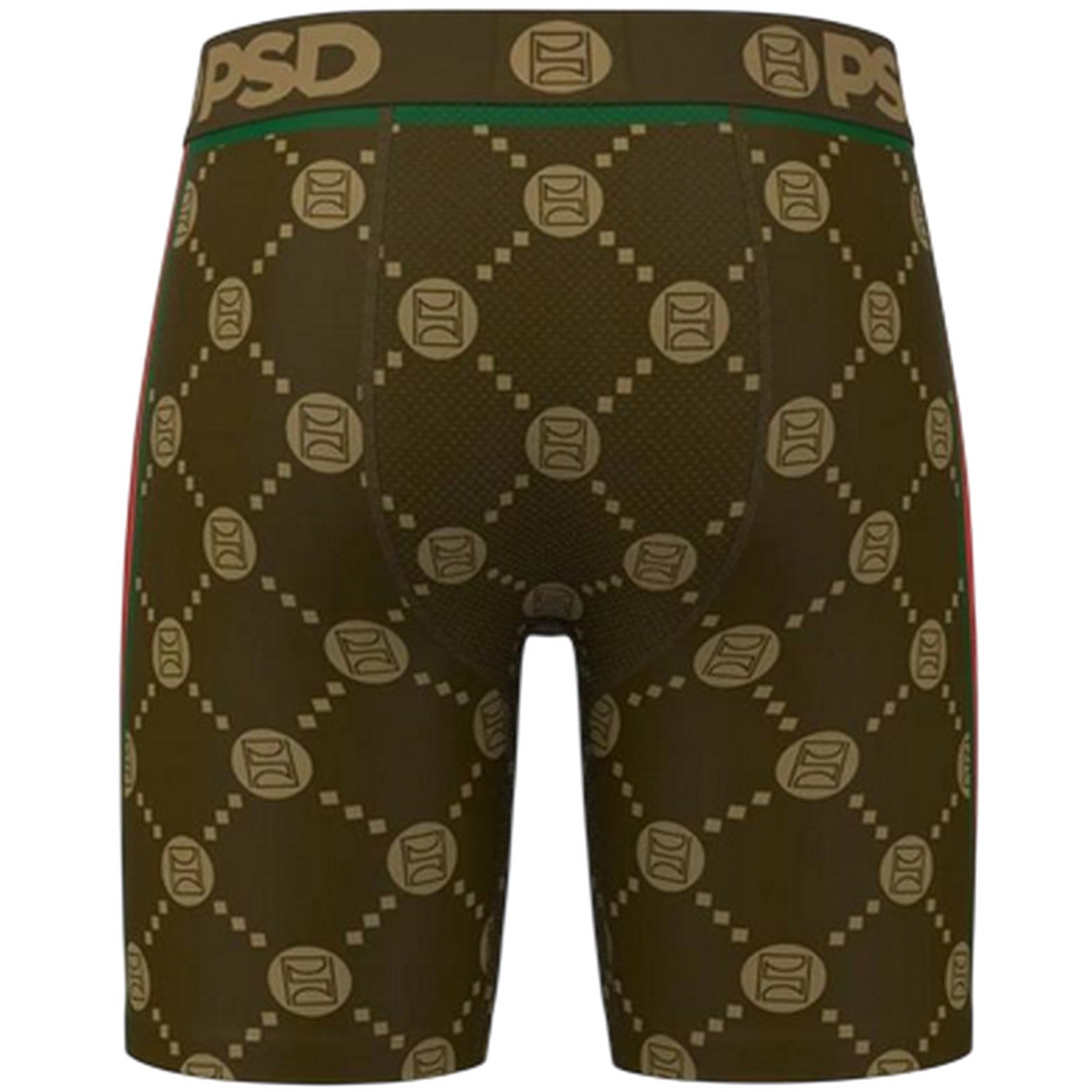 Brown - Back - PSD Mens Emblem Boxer Briefs
