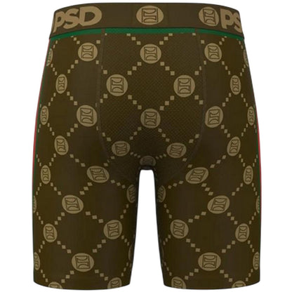 Brown - Back - PSD Mens Emblem Boxer Briefs