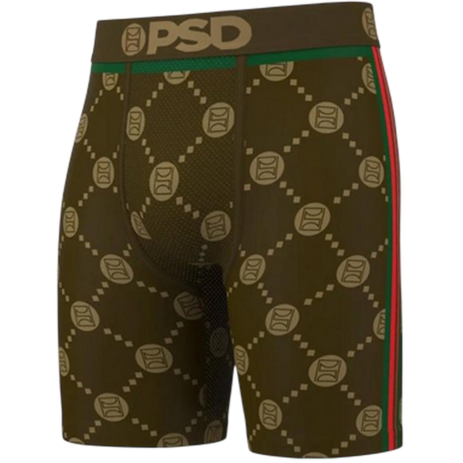 Brown - Front - PSD Mens Emblem Boxer Briefs