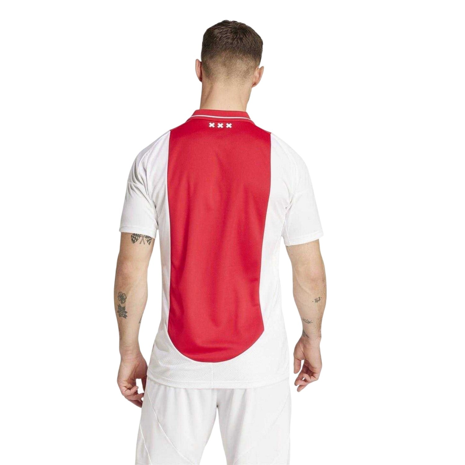 White - Lifestyle - Adidas Mens Ajax Amsterdam Home Shirt
