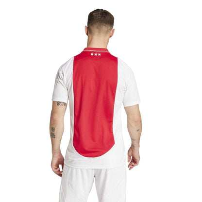 White - Lifestyle - Adidas Mens Ajax Amsterdam Home Shirt