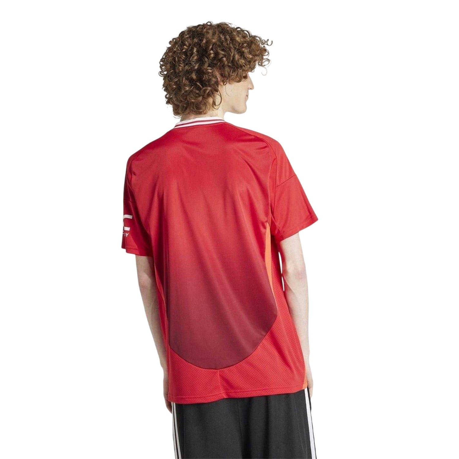 Red - Lifestyle - Adidas Mens 2024 Manchester United FC Home Shirt