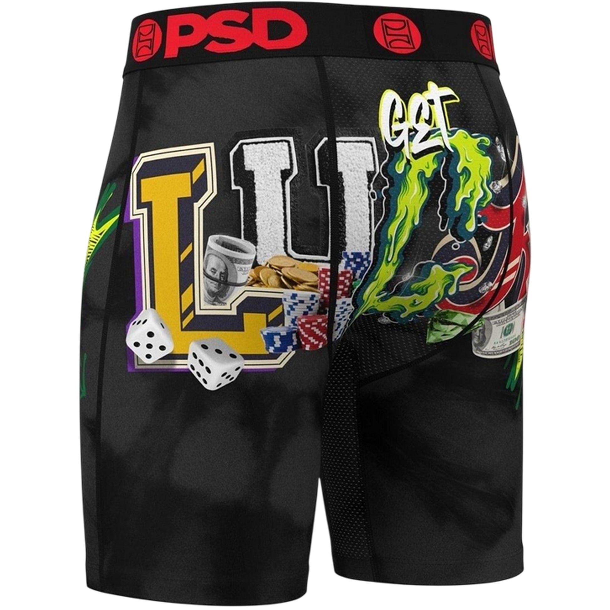 Multicoloured - Lifestyle - PSD Mens Get Lucky Graffiti Boxer Briefs