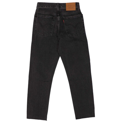 Black - Back - Levis Womens-Ladies Wedgie Straight Leg Jeans