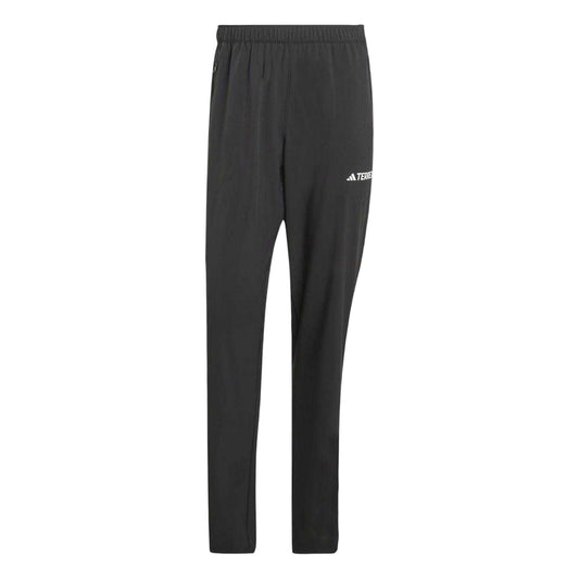 Black - Front - Adidas Mens Essentials Stretch Jogging Bottoms