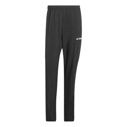 Black - Front - Adidas Mens Essentials Stretch Jogging Bottoms