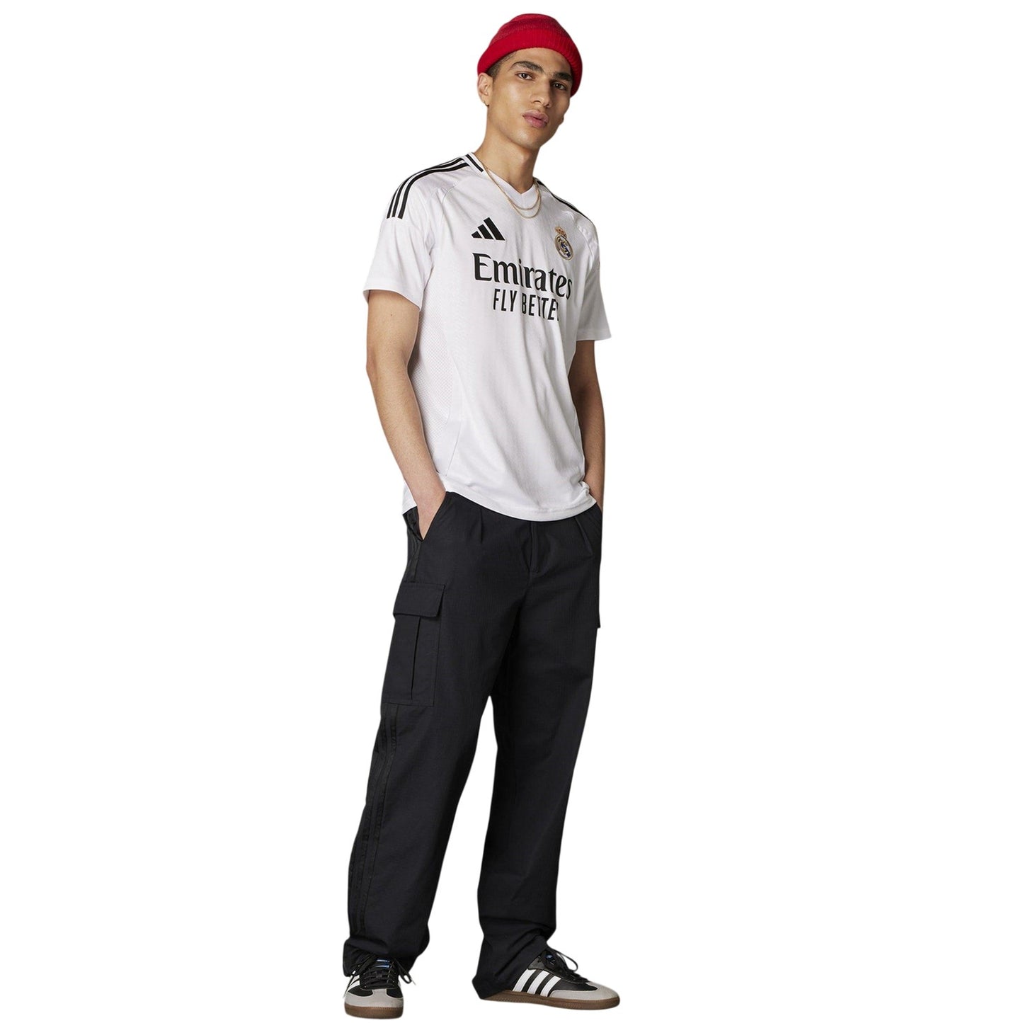 White - Pack Shot - Real Madrid CF Mens 2024 Home Shirt
