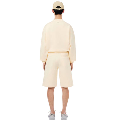 Beige - Back - Lacoste Mens Paris Shorts
