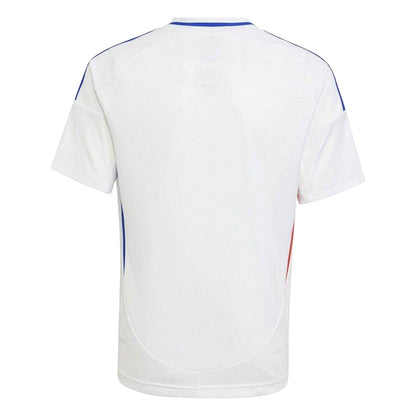 White - Back - Olympique Lyonnais Childrens-Kids 2024-25 Home Jersey