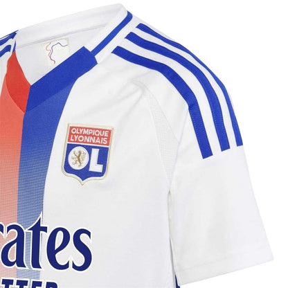 White - Lifestyle - Olympique Lyonnais Childrens-Kids 2024-25 Home Jersey