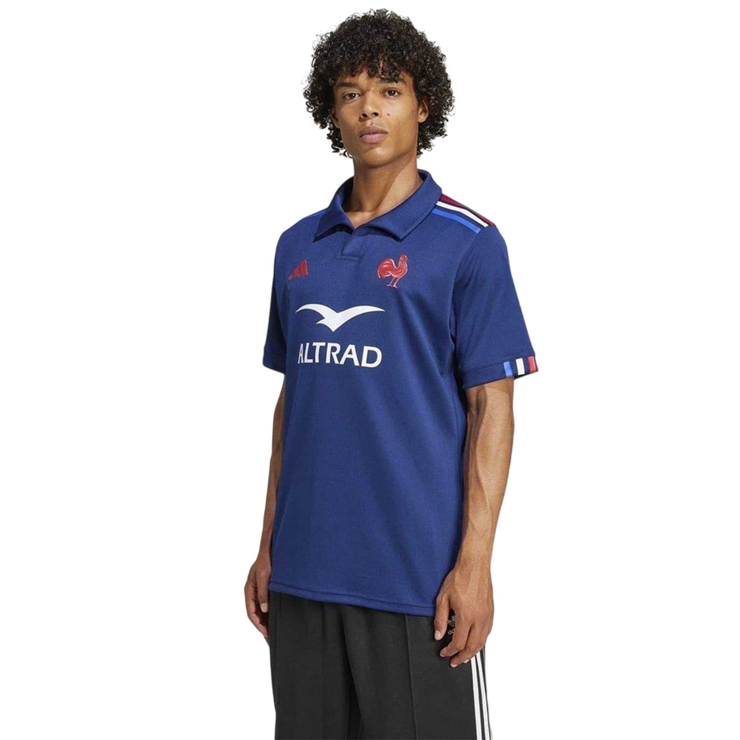 Dark Blue - Side - France Mens 2024 Rugby Home Shirt