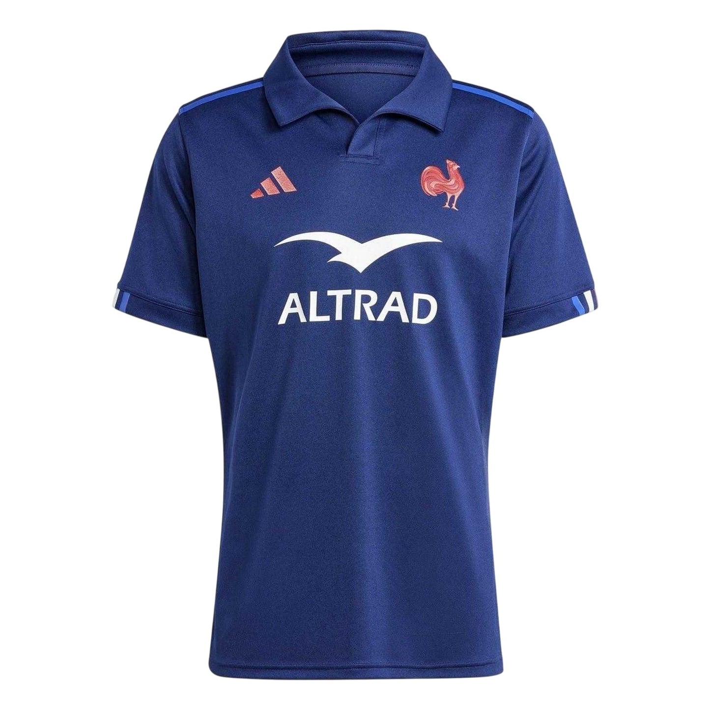 Dark Blue - Front - France Mens 2024 Rugby Home Shirt