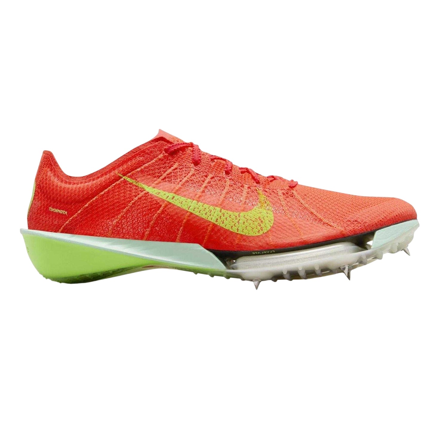 Bright Crimson - Front - Nike Mens Air Zoom Knitted Running Athletic Shoe Spikes