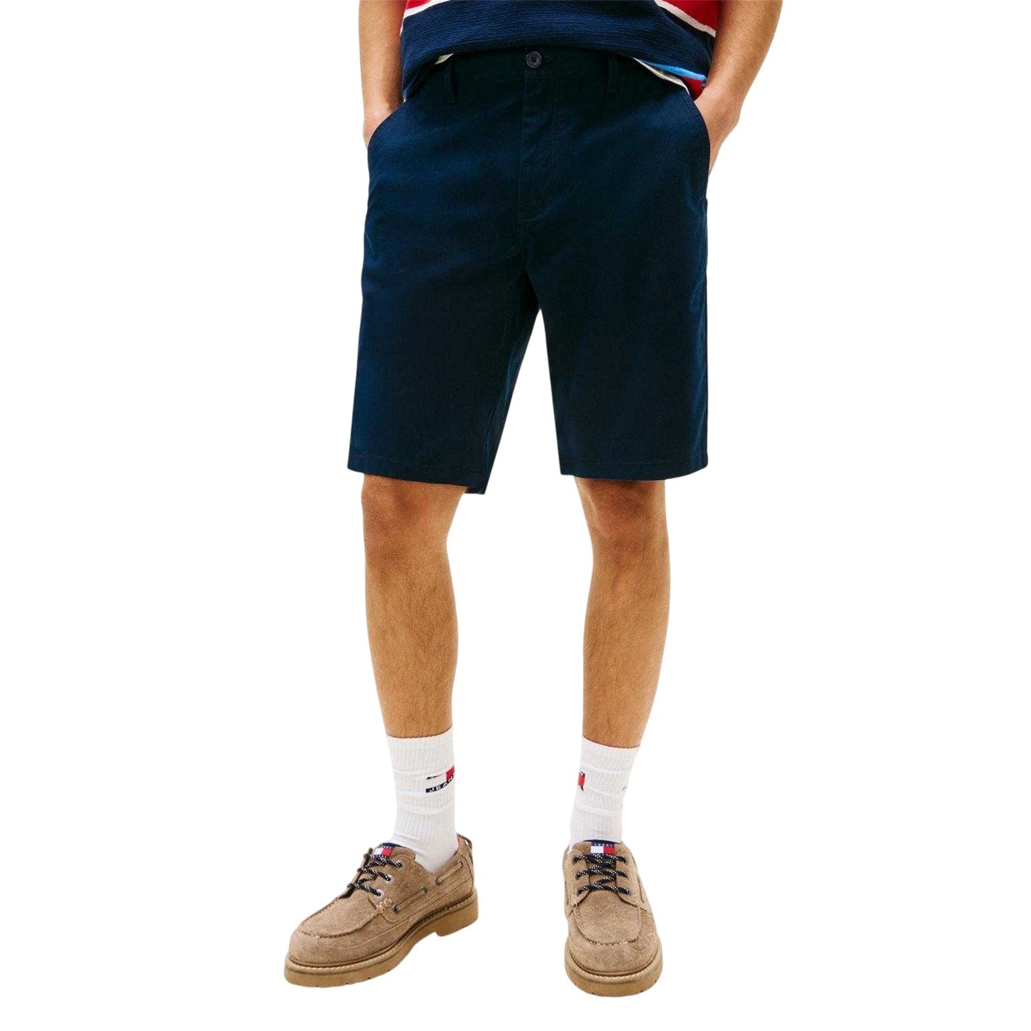 Dark Navy - Lifestyle - Tommy Jeans Mens Scanton Tailored Chino Shorts