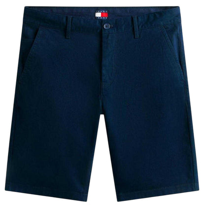 Dark Navy - Front - Tommy Jeans Mens Scanton Tailored Chino Shorts