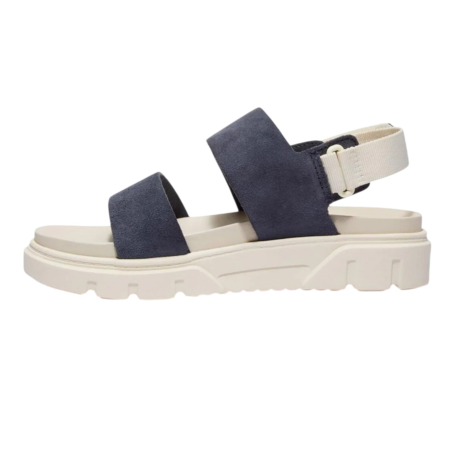 Dark Blue - Side - Timberland Womens-Ladies Suede Open Toe Slides
