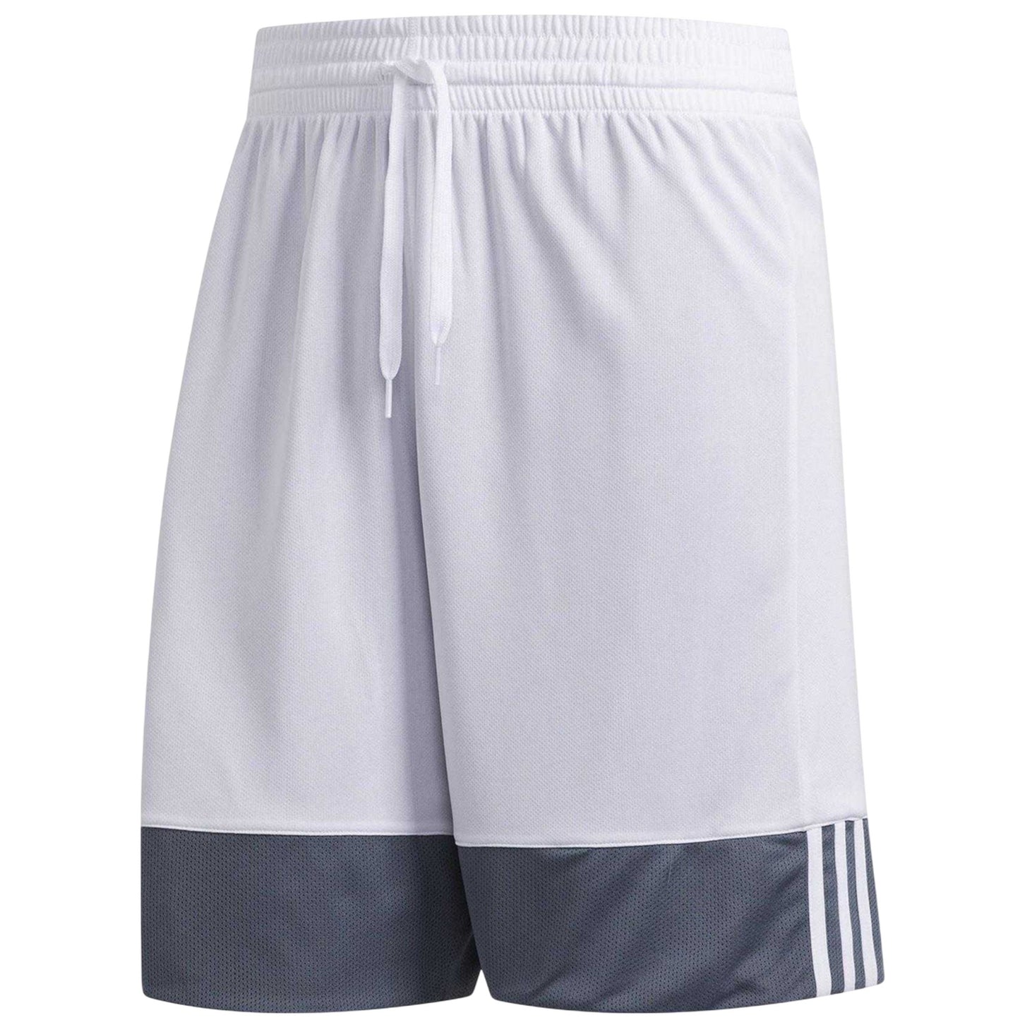 Grey - Side - Adidas Mens 3G Speed Reversible Basketball Shorts