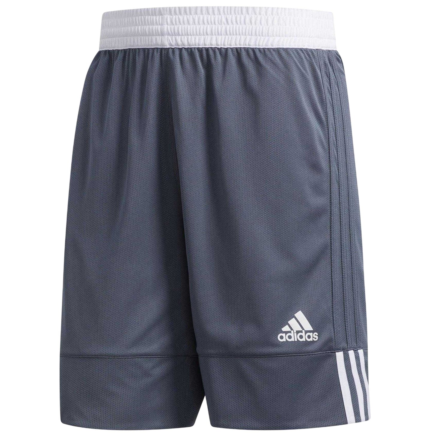Grey - Front - Adidas Mens 3G Speed Reversible Basketball Shorts