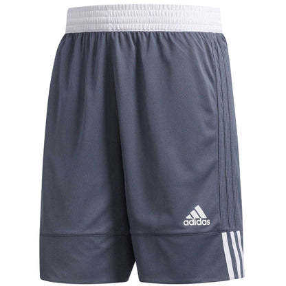 Grey - Front - Adidas Mens 3G Speed Reversible Basketball Shorts
