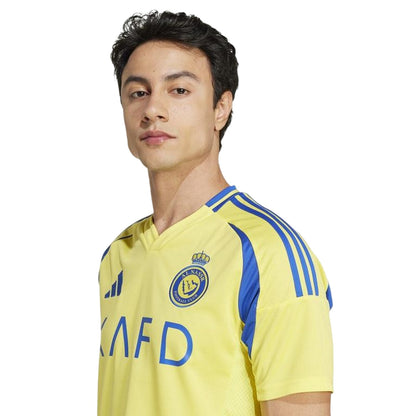 Yellow-Blue - Side - Al-Nassr Mens Ronaldo 2024-25 Home Shirt