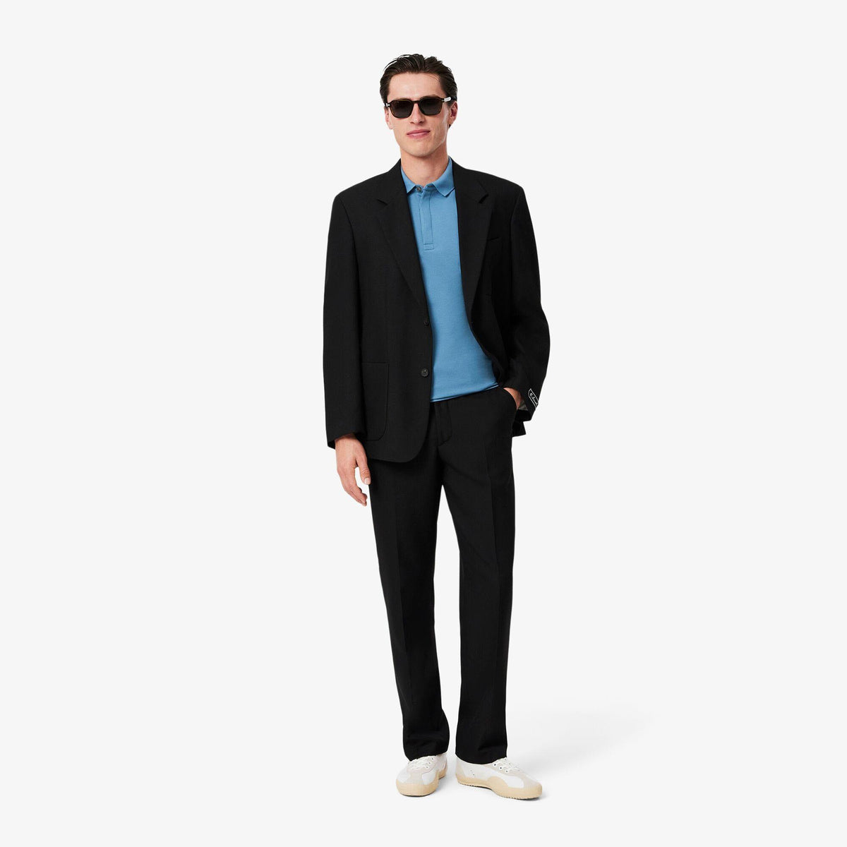 Sky Blue - Lifestyle - Lacoste Mens Paris Piqué Stretch Regular Polo Shirt